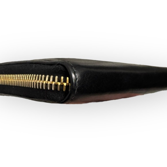 PRADA Bow Saffiano Leather Long Zip Wallet w/ Authenticity Card and Receipt - Picture 9 of 16